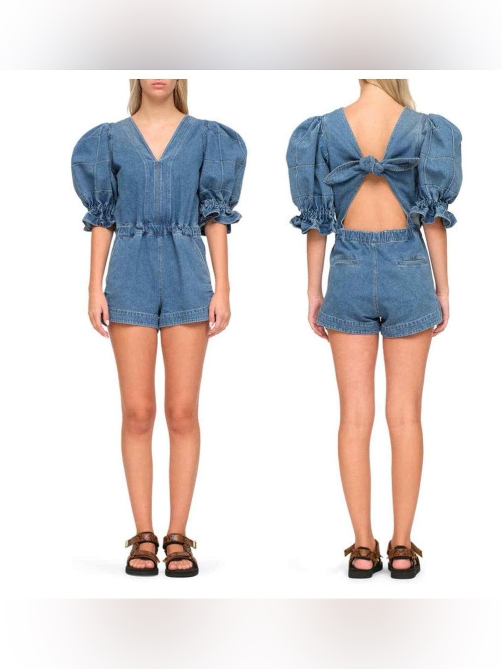 Sea New York Denim Romper